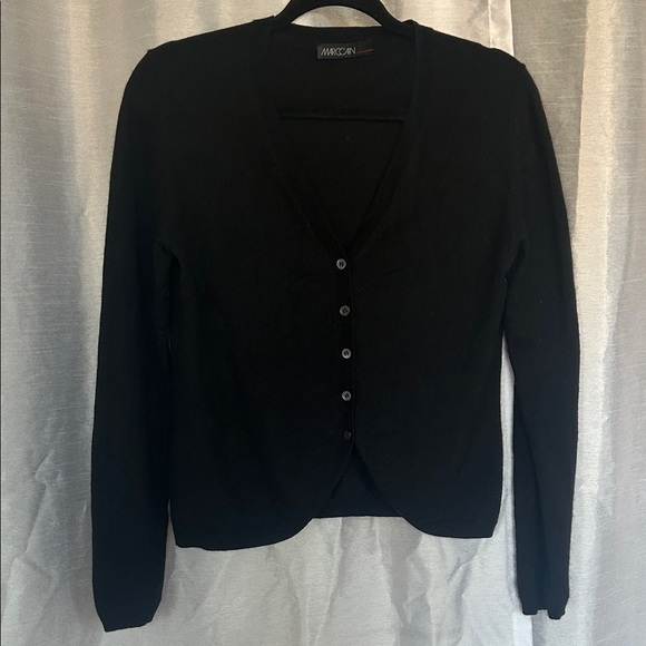Marc Cain Black Cardigan Sweater / Cashmere and Silk blend - Picture 1 of 7